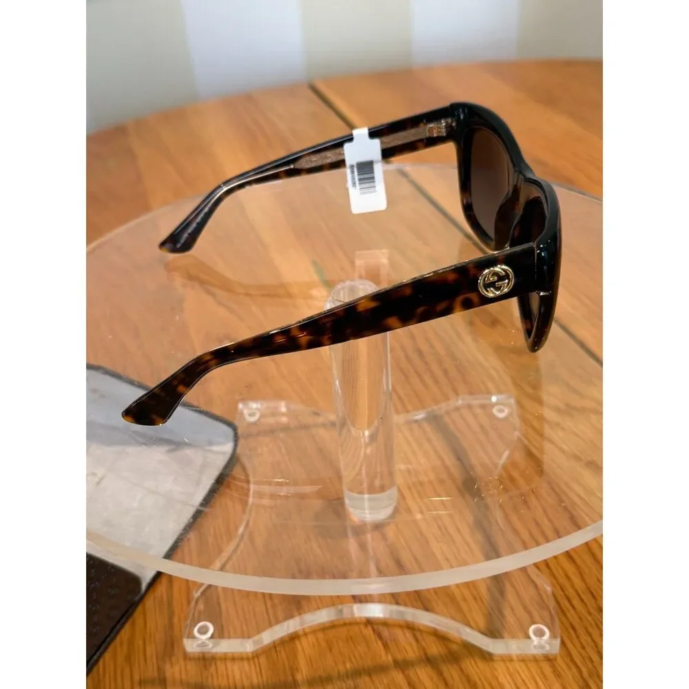 Gucci GG 3827/S Tortoiseshell Square Sunglasses w/ Original Case